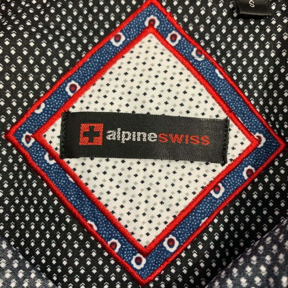 Alpine Swiss Long Sleeve Button Down - Picture 3 of 5